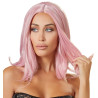 Cottelli Accessoires Perruque Cheveux mi-longs Roses